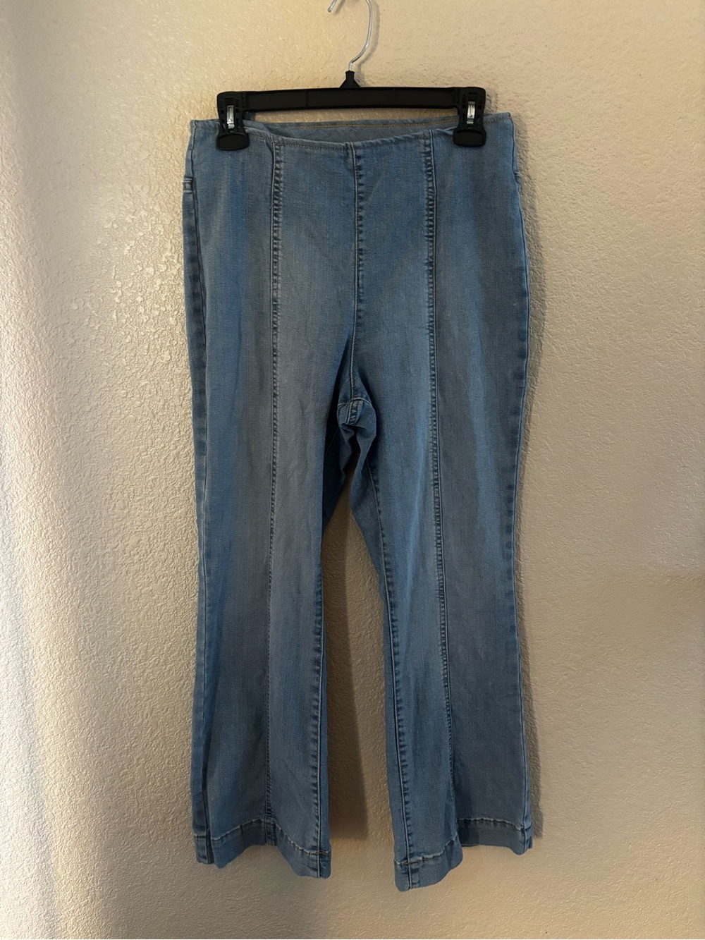 INC International Concepts Light Blue Flare Jeans